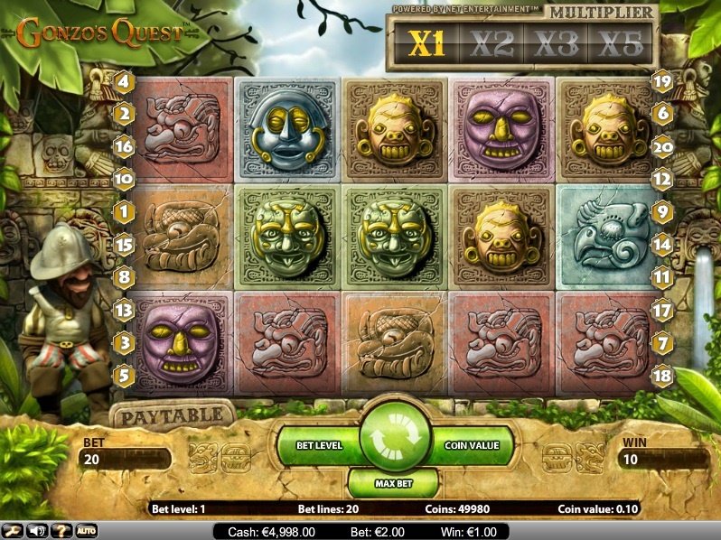 gonzos quest slot machine