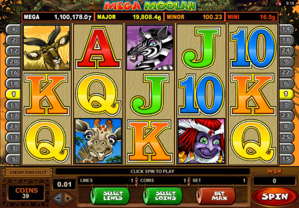 mega moolah jackpot slot